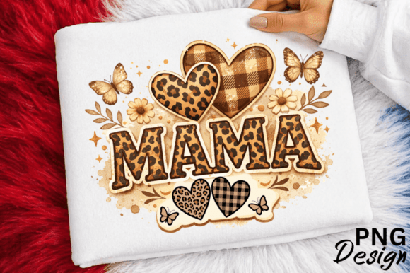 Download Mama Floral Heart PNG Design - Mama floral Collection